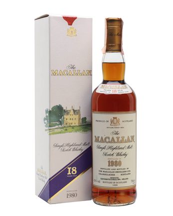 Macallan 1980 18 年 Vintage Label