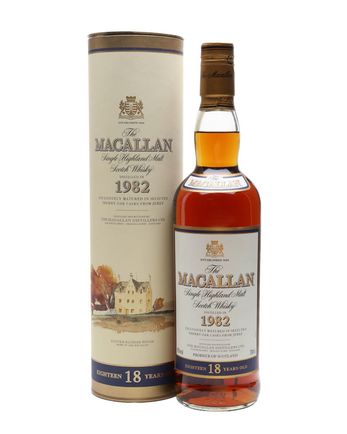 Macallan 1982 18 年 Vintage Label