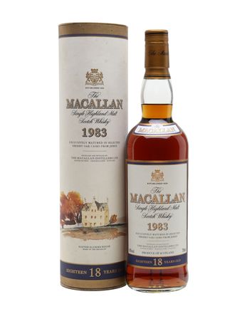 Macallan 1983 18 年 Vintage Label