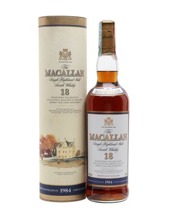 Macallan 1984 18 年 Vintage Label