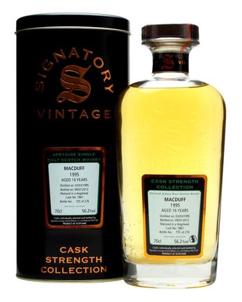 Macduff 1995 16 年 Cask #7867 Signatory Cask Strength Collection