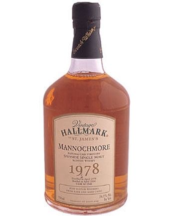 Mannochmore 1978 22 年 Vintage Hallmark