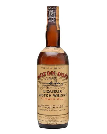 Miltonduff 13 年 Liqueur Whisky Bottled 1950s