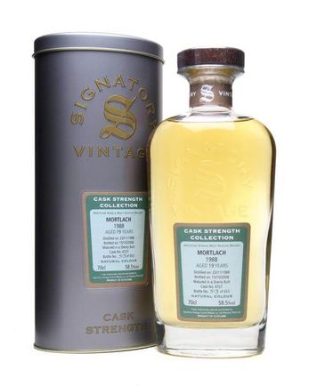 Mortlach 1988 19 年 Signatory Cask Strength Collection
