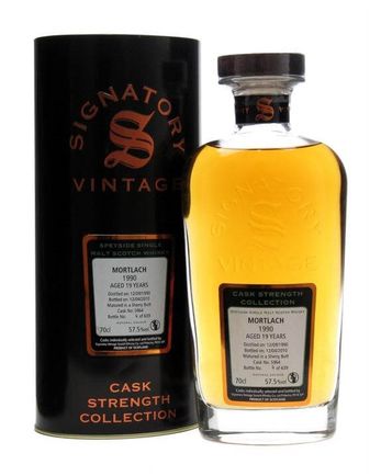 Mortlach 1990 19 年 Sherry Butt #5964 Signatory Cask Strength Collection