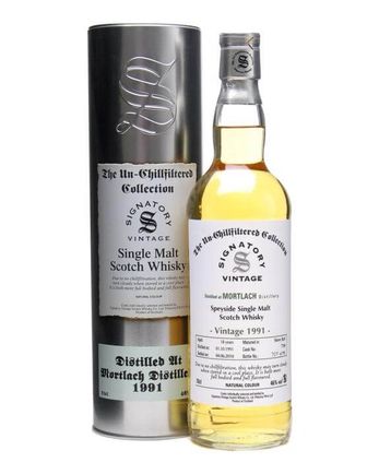 Mortlach 1991 18 年 Sherry Butt Un Chillfiltered Signatory Un-Chillfiltered Collection