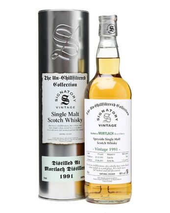 Mortlach 1991 19 年 Un Chillfiltered Signatory Un-Chillfiltered Collection