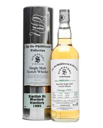Mortlach 1995 17 年 Casks #4090+1 Signatory Un-Chillfiltered Collection