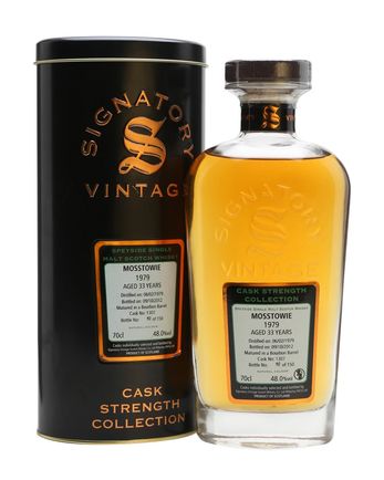 Mosstowie 1979 33 年 Cask #1307 Signatory Cask Strength Collection