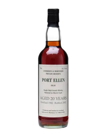 Port Ellen 1982 20 年 Sherry Cask Anderson & Mortimer