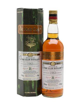 Port Ellen 1983 21 年 Sherry Cask # 775 Douglas Laing Old Malt Cask
