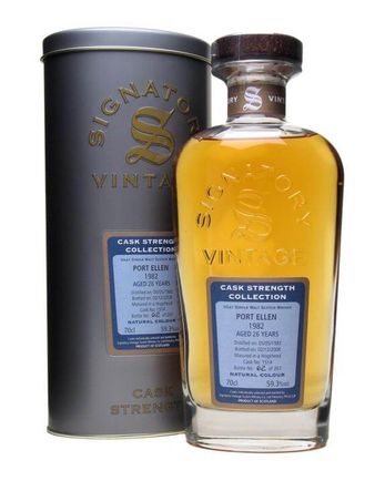 Port Ellen 1982 26 年 Signatory Cask Strength Collection