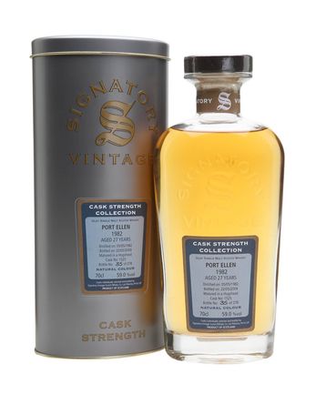 Port Ellen 1982 27 年 Signatory Cask Strength Collection
