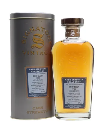 Port Ellen 1982 25 年 Signatory Cask Strength Collection