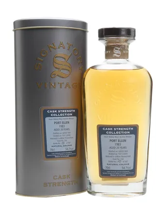 Port Ellen 1983 26 年 Wine Treated Butt Signatory