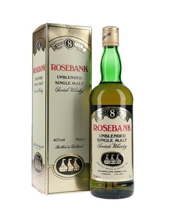 Rosebank 8 年 3 Stills Label Bottled 1980s