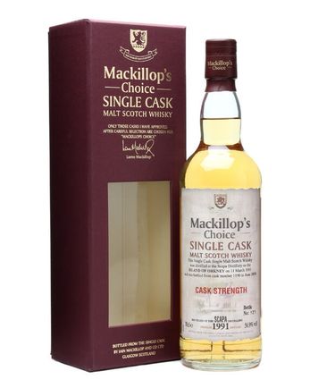 Scapa 1991 19 年 Cask #1190 Mackillop's