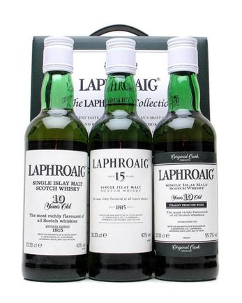 Laphroaig Collection 10 年 15 年 10 年 Cask Str 3x33cl