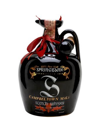 Springbank 10 年 Black Ceramic Jug Bottled 1980s