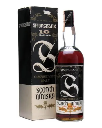 Springbank 10 年 Sherry Cask Bottled 1970s