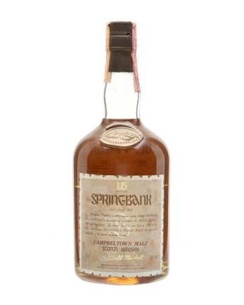 Springbank 15 年 Bottled 1980s 75cl