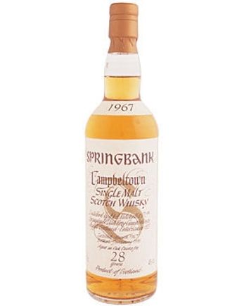 Springbank 1967 28 年 White Label