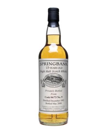 Springbank 1992 15 年 04 73 No.9