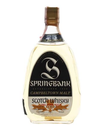 Springbank 25 年 Pear Shape Bottle