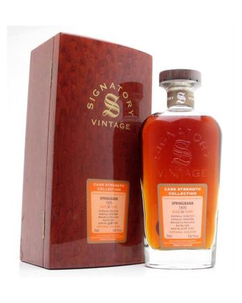Springbank 1970 36 年 Sherry Butt Signatory