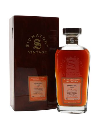 Springbank 1970 37 年 Sherry Butt Signatory Cask Strength Collection