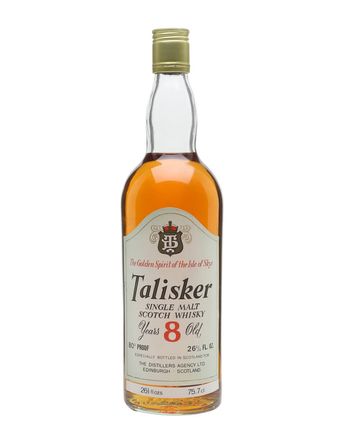 Talisker 8 年 Clear Glass Bottled 1970s