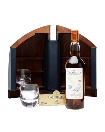 Talisker 1975 34 年 Boat Cabinet Crystal Glasses