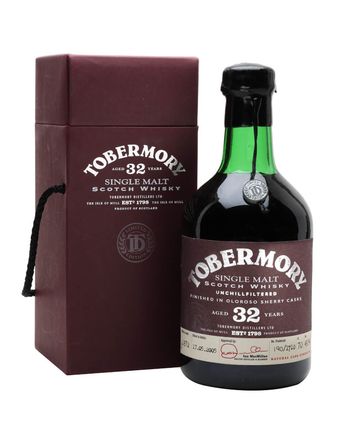 Tobermory 1972 32 年 Oloroso Sherry Finish Bottled 2005