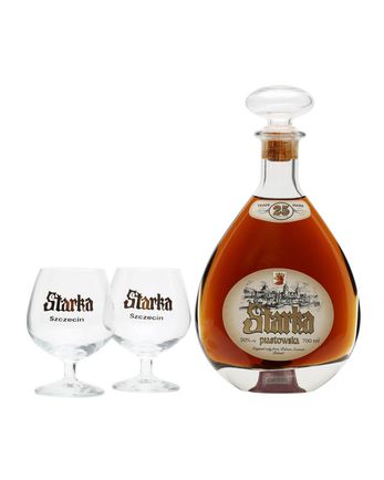 Starka Piastowska 25 年 Vodka Glass Pack