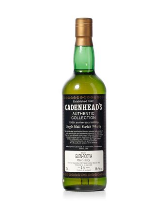 Glen Scotia 1977 14 年 Cadenhead's 150th
