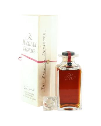Macallan 1963 25 年 Crystal Decanter