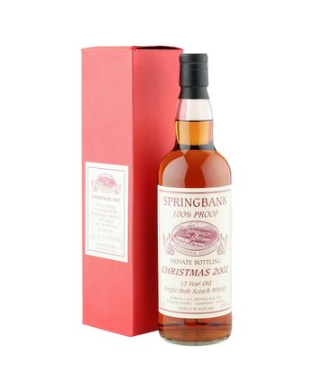 Springbank 12 年 Christmas 2002