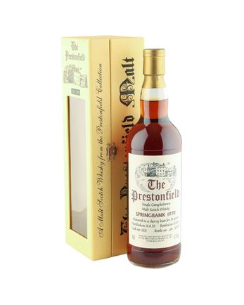 Springbank 1970 34 年 Sherry Cask Prestonfield